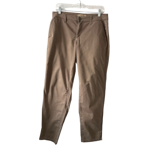 Nine West Vintage America Brown Chino Pants Size 6 - Picture 1 of 7